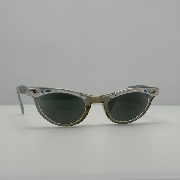 American Optical Eyeglasses Eye Glasses Frames 5 1/2 Retro Vintage Cat Eye 44-22 main image 6